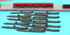 15 U-Boote mittel/ groß grau-grün (1 Set) D 1916-40 von Wiking aus Kunststoff